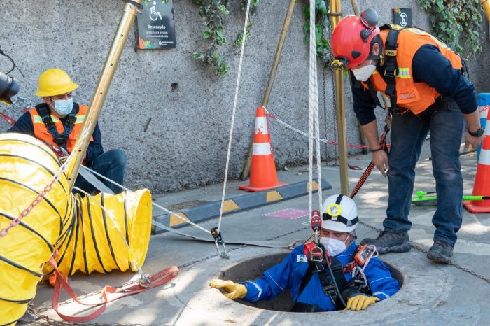 Aguas Andinas concluye obras preventivas en Acueducto El Carmen que dejó sin servicio a cinco comunas