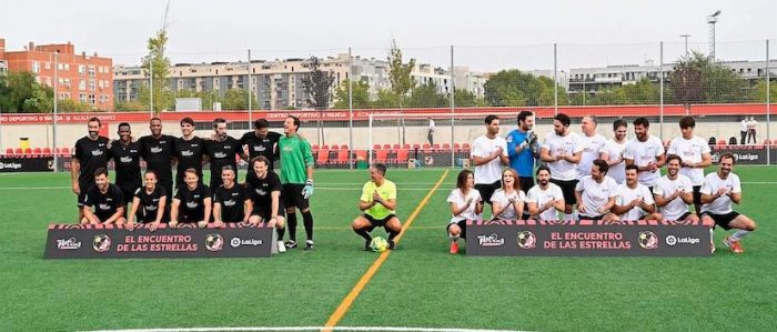 ‘Encuentro de las estrellas’: se disputó partido amistoso de fútbol entre equipos mixtos en el marco de los Premios Platino