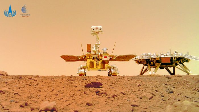 Sondas chinas suspenden exploraciones en Marte debido a apagón solar