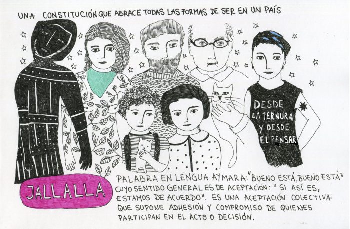 Ilustradora Francisca Yáñez pide Constitución inclusiva
