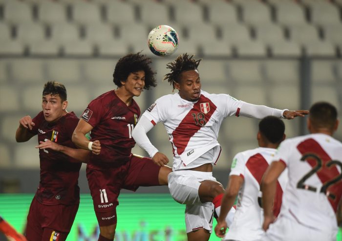 Perú vence a Venezuela 2-1 en eliminatoria sudamericana al Mundial de Qatar