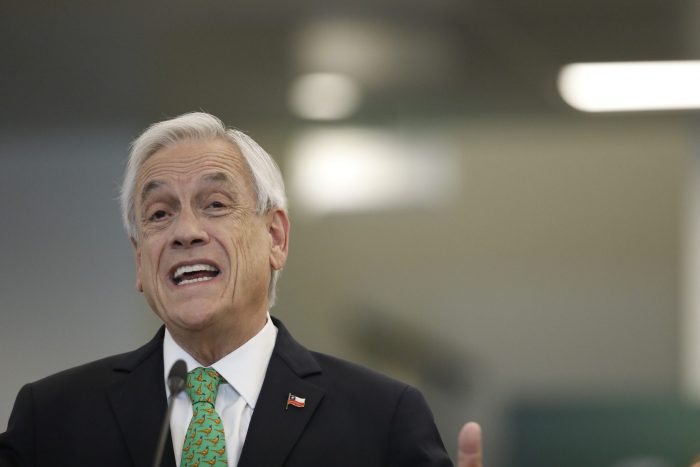 Presidente Piñera niega hablar de intervencionismo electoral pero asegura que los valores que tiene que proteger Chile son «la libertad, la paz, el orden»