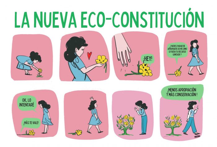 Ilustradora La Mirona sueña con una nueva Eco-Constitución