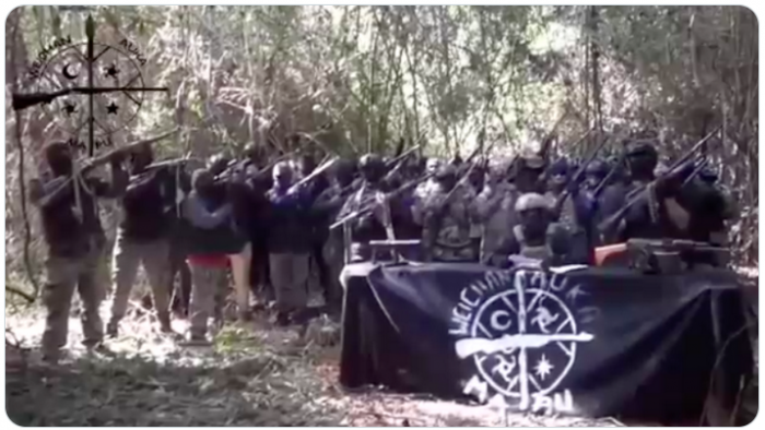 Formación de milicia privada o de grupo de combate: Fiscalía abre investigación por video de grupo armado Weichan Auka Mapu
