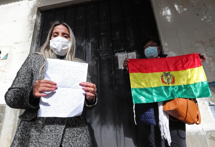 Hija de Jeanine Áñez pide a Bachelet interceder ante Gobierno boliviano por su madre