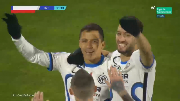 Alexis Sánchez anotó en el nuevo triunfo del Inter de Milán