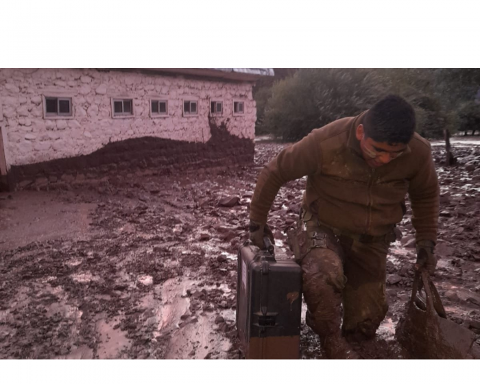 Cuartel de Carabineros queda con daños tras alud en Alto Bío Bío