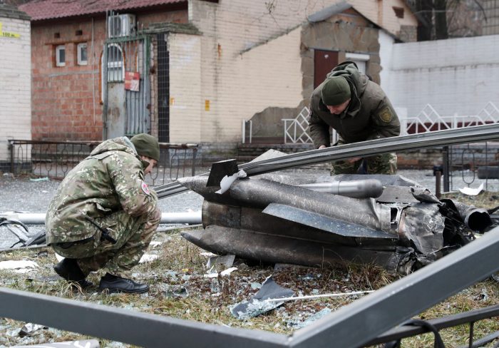 Ucrania afirma que invasión rusa ha dejado 57 muertos y 169 heridos