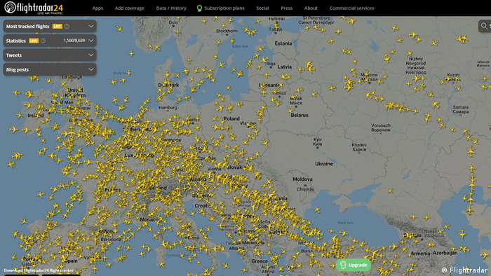 Rusia cierra su espacio aéreo a vuelos de 36 países