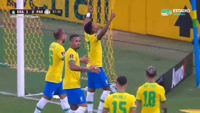Brasil goleó a Paraguay en Belo Horizonte