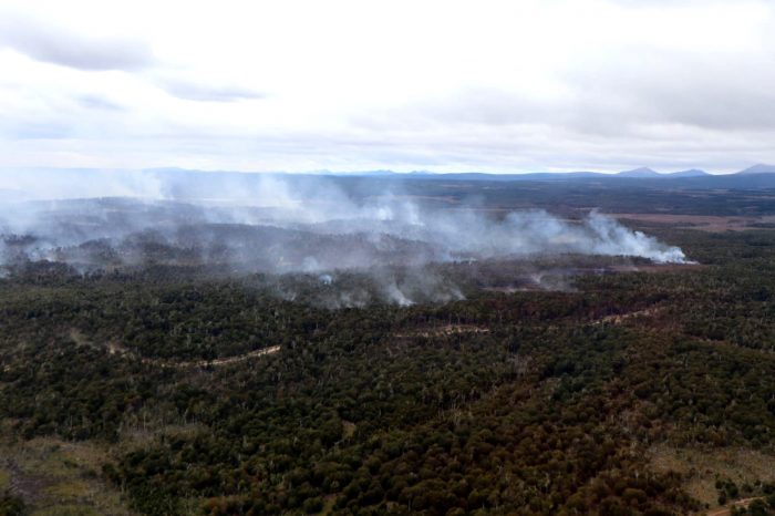 Incendio forestal en Timaukel: imagen de sensor satelital muestra la magnitud del desastre en la zona