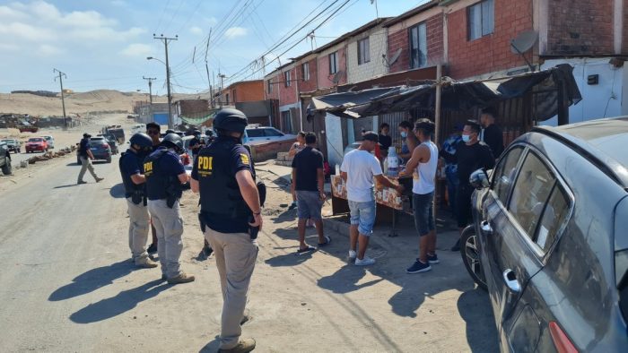 PDI realizó control masivo a extranjeros en Arica: 304 personas denunciadas por ingresar ilegalmente al país