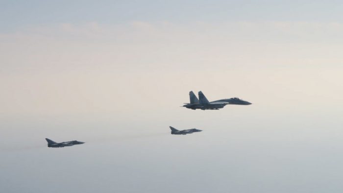 Suecia acusa que cuatro aviones rusos violaron su espacio aéreo