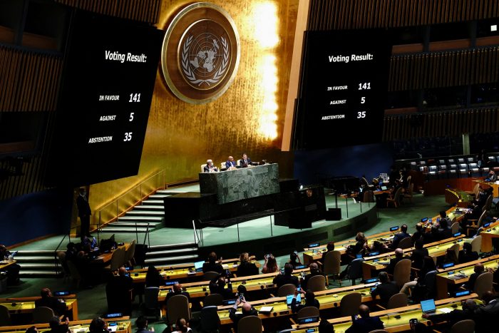 China votó en apoyo a Putin: La ONU suspendió a Rusia del Consejo de Derechos Humanos