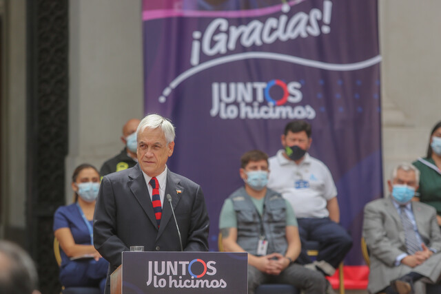 Presidente Piñera por segundo aniversario de la llegada del Covid-19 a Chile: «Entregamos lo mejor de nosotros»