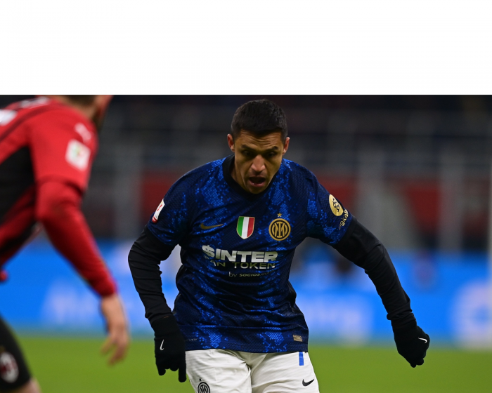 Inter de Milán rescató un empate ante el Milán por la ida de las semifinales de la Copa Italia: Sánchez y Vidal entraron en el segundo tiempo