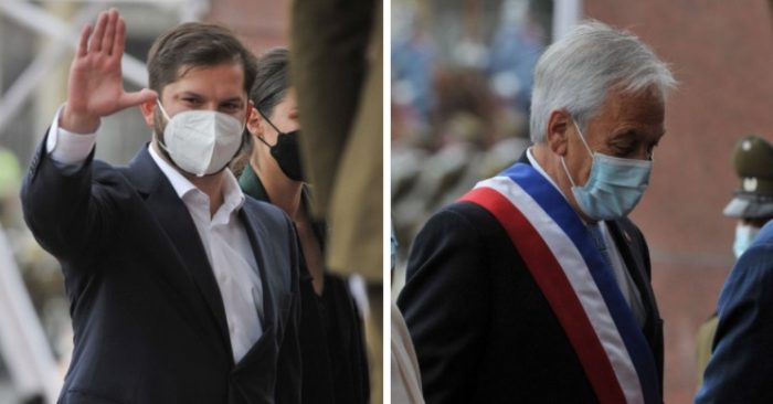 Cambio de Mando 2022: Presidente Piñera y Presidente electo Gabriel Boric esperan en el Congreso Nacional el inicio de la ceremonia republicana