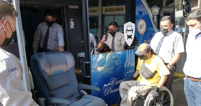 Bus inclusivo debuta en el terminal de Antofagasta