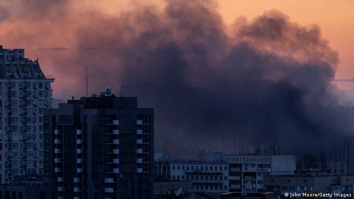 Rusia confirma que bombardeó Kiev durante visita de Guterres