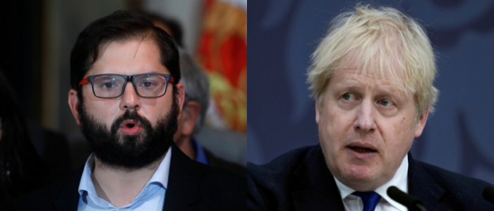 Presidente Gabriel Boric y Boris Johnson acuerdan cooperar en comercio, defensa y medio ambiente