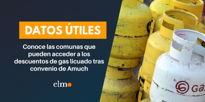 Conoce las comunas que pueden acceder a descuentos de gas licuado tras convenio de Amuch