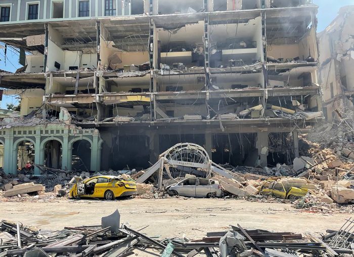 Registran explosión en un hotel en La Habana: no estaba abierto al público
