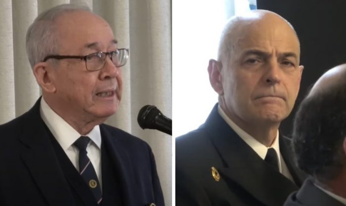 Almirante (r) Vergara habla de “amenaza interna” en encendido discurso ante Comandante en Jefe y otros miembros del alto mando de la Armada