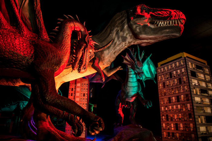 Exhibición interactiva «Dinosaurios y Dragones fantásticos»