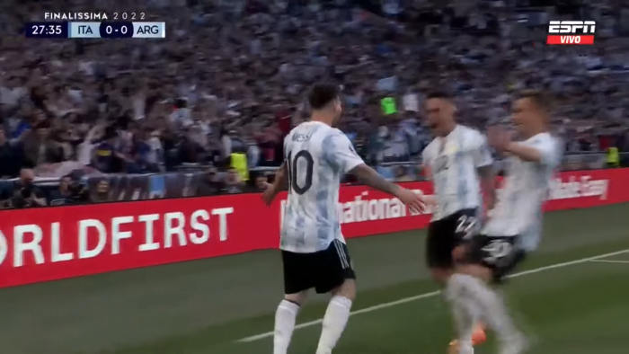 Argentina se quedó con la Finalíssima: venció por tres goles a cero a Italia
