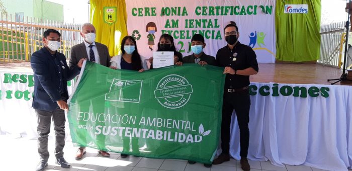 Seis establecimientos educacionales de Calama recibieron su certificación escolar en el marco del Día Mundial del Medio Ambiente