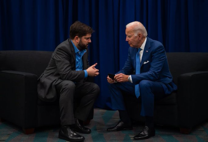 Presidente Gabriel Boric se reunió con Joe Biden y acordaron conformar grupo de trabajo entre ambos países
