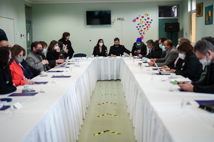 Presidente Boric y ministros arribaron a Puente Alto para realizar consejo de gabinete