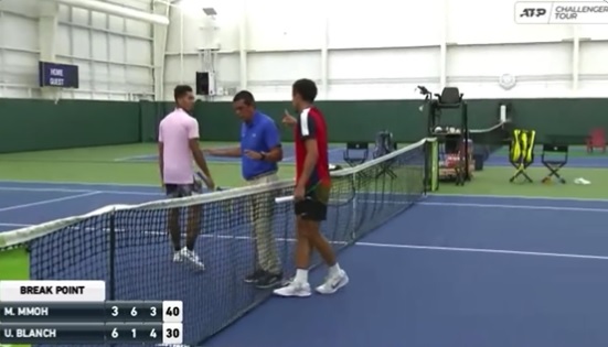 Le gritó el punto en la cara: tenistas que disputaban el Challenger de Roma tuvieron que ser separados por el juez tras picante cruce