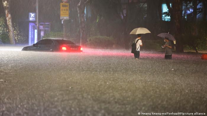 Las más intensas en 80 años: fuertes lluvias en Corea del Sur dejan al menos siete muertos