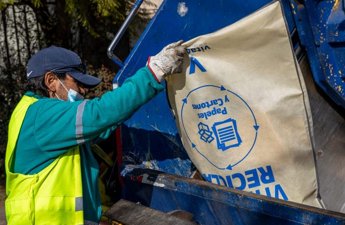 Comuna incrementa su reciclaje hasta cinco veces con nuevo sistema de recolección