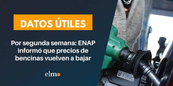 Por segunda semana: ENAP informó que precios de bencinas vuelven a bajar