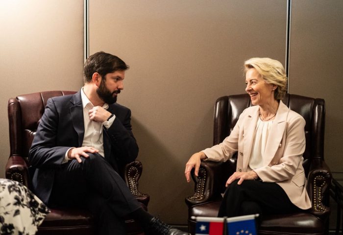 Presidente Gabriel Boric se reúne con la presidenta Comisión Europea en medio de su gira a Nueva York