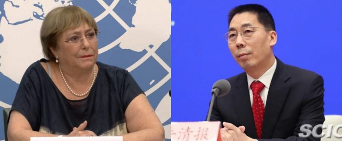 Embajador de China en Chile califica de «ilegal» informe de Bachelet y de «esbirro» a Oficina de la Alta Comisionada para DDHH de la ONU
