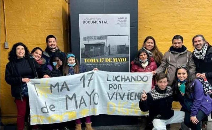 Estrenan documental sobre la vida de 178 familias que habitan en toma de Cerro Navia