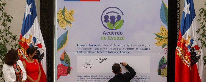 Decimotercer país en ratificarlo: Diario Oficial publicó Acuerdo de Escazú 