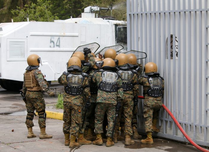 Ataques a cuartel del Ejército en cercanías del INBA: Ejército entrega antecedentes al Consejo de Defensa del Estado