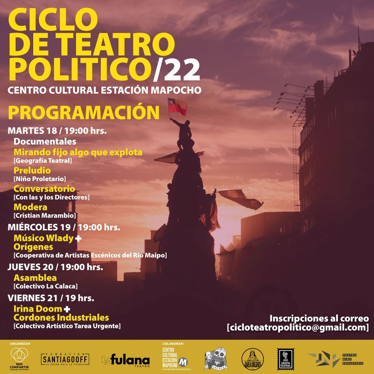 Teatro Político en Estación Mapocho