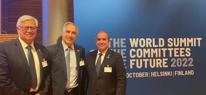 Senador Francisco Chahuán expuso sobre Congreso Futuro en cumbre mundial en Finlandia