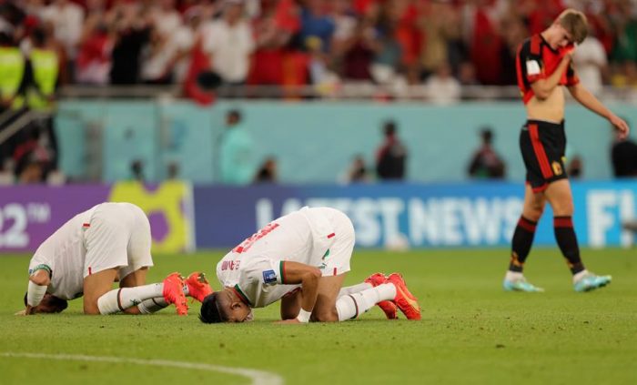 Marruecos no perdona a Bélgica y postula a estar en octavos de final de Qatar 2022