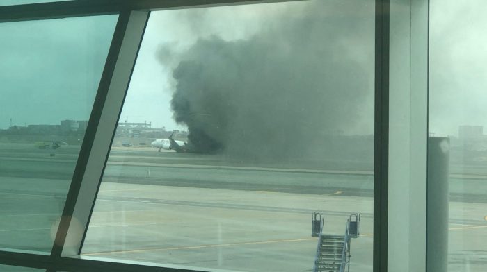 Accidente de avión Latam en Lima: aeropuerto dice que bomberos realizaban ejercicio programado