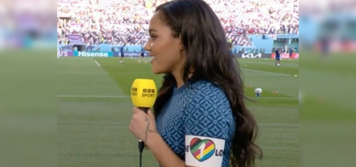 Alex Scott: la periodista que desafió a la FIFA y utilizó el brazalete ‘‘One Love’’ en apoyo a la comunidad LGBTQ+