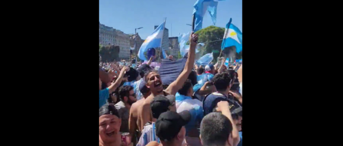 Argentina celebra: masivo festejo en el Obelisco tras triunfo en la final de Qatar 2022