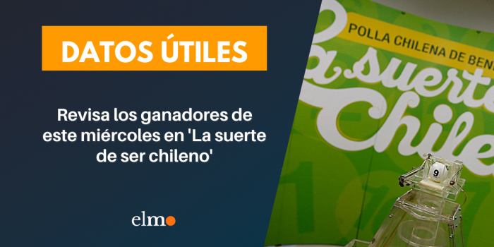Revisa los ganadores de este miércoles en ‘La suerte de ser chileno’