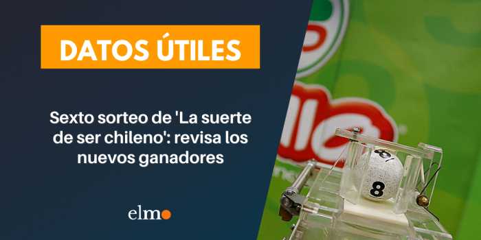 Sexto sorteo de ‘La suerte de ser chileno’: revisa los nuevos ganadores