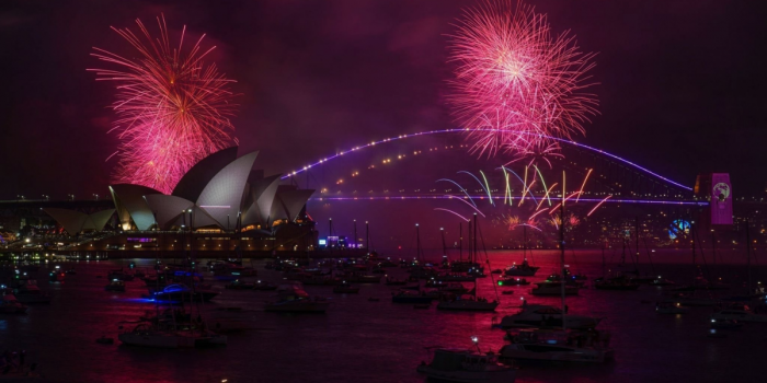 El mundo comienza a recibir el 2023: Australia recibe el nuevo año con tradicional espectáculo de fuegos artificiales